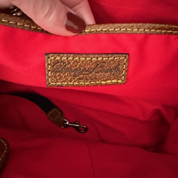 DOONEY and BOURKE Black Nylon Pocket Shopper Tote Bag XL - Picture 10 of 13